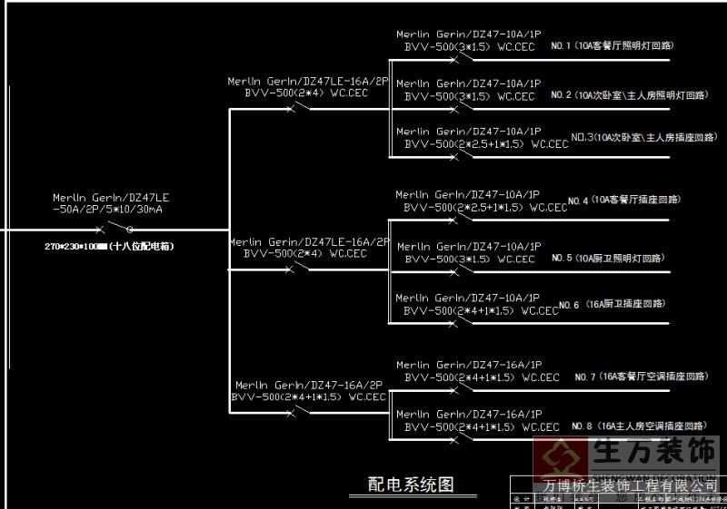  学习室内装修设计师，要学会理解及绘制标准的电路系统图。